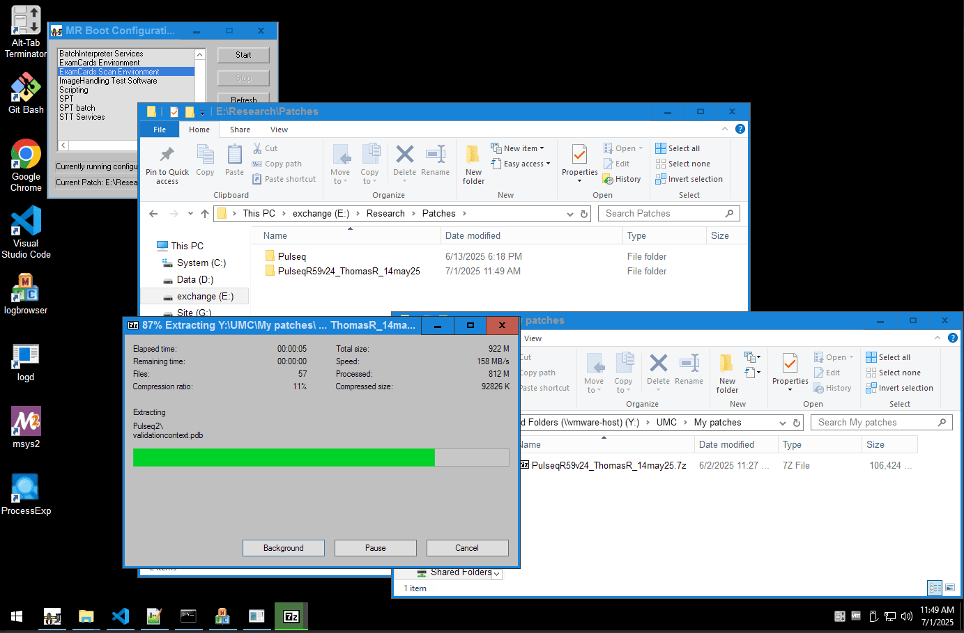 Copy patch folder